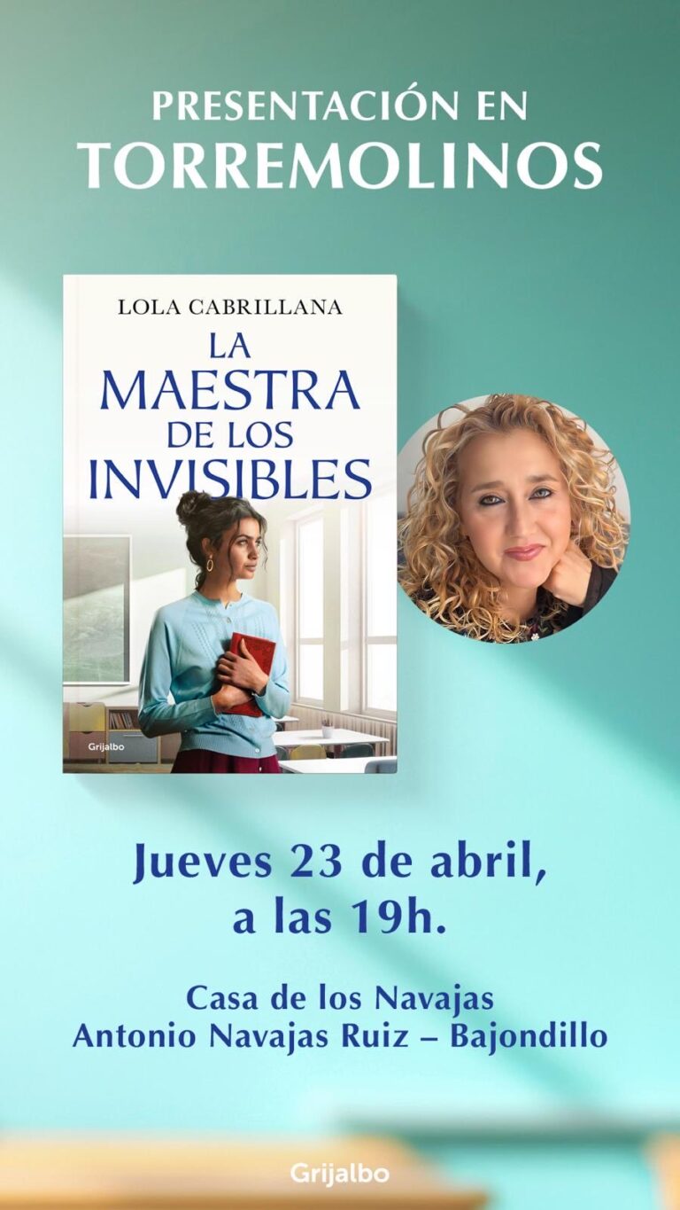 Se presentará en Torremolinos "La maestra de los invisibles"