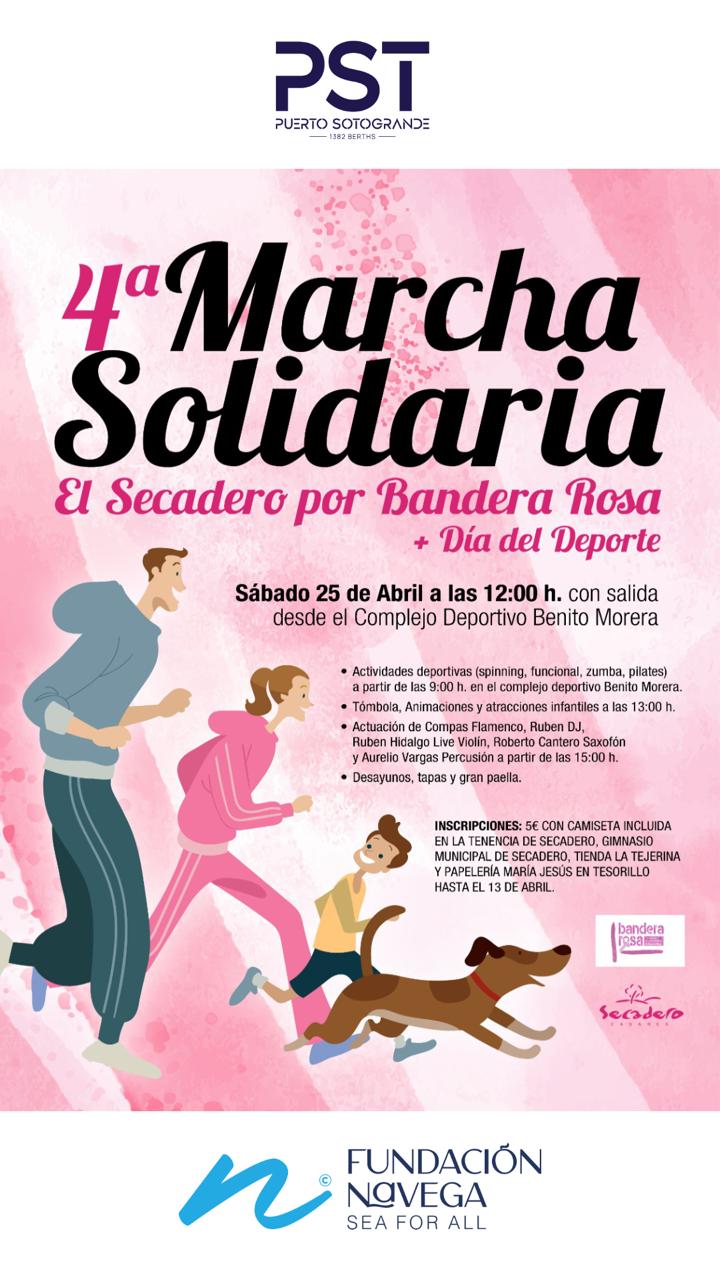 Fundación Navega y Puerto Sotogrande colaboran con la IV Marcha Solidaria “El Secadero por Bandera Rosa”