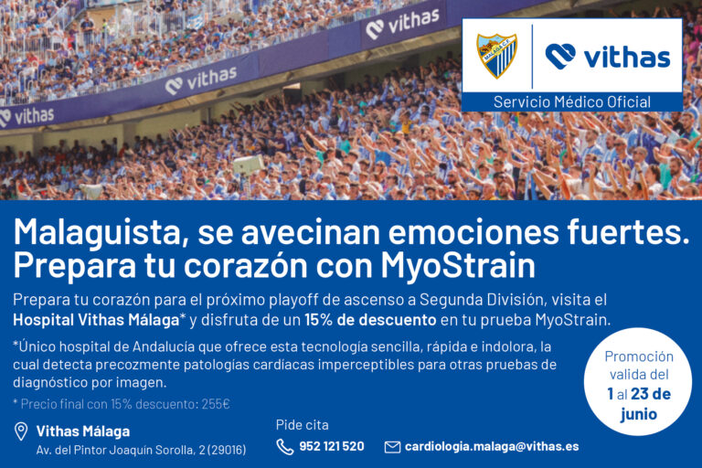 Vithas Málaga quiere proteger el corazón de los malaguistas durante el playoff de ascenso a Segunda División