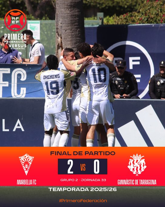 Primera RFEF: un serio Marbella fue superior al Nastic de Tarragona(2-0) - H mas - Al Sol de la Costa