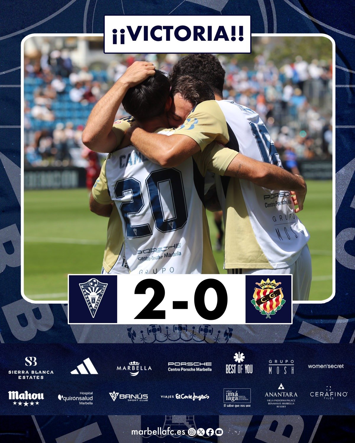 Primera RFEF: un serio Marbella fue superior al Nastic de Tarragona(2-0) - HGR - Al Sol de la Costa