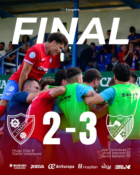 Segunda RFEF: enorme victoria del CD Estepona en Linares para situarse en el playout(2-3) - HGST2jh - Al Sol de la Costa