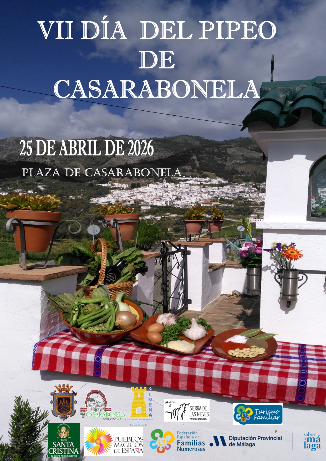 Este sábado Casarabonela celebrará un año más su tradicional homenaje al pipeo con una variada programación gastronómica - dia del pipeo 2026 3 - Al Sol de la Costa