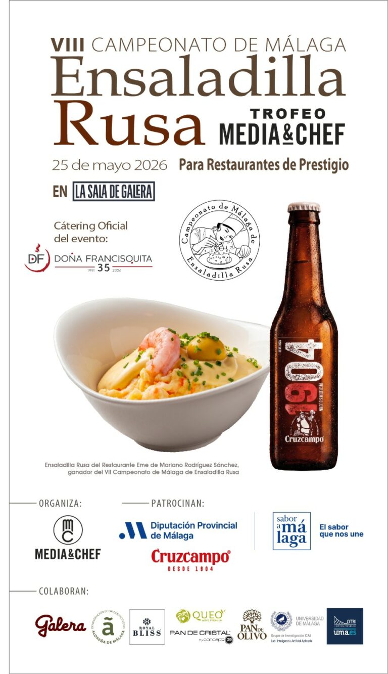 Portada - Cartel VIII Campeonato de Malaga de Ensaladilla Rusa - Al Sol de la Costa