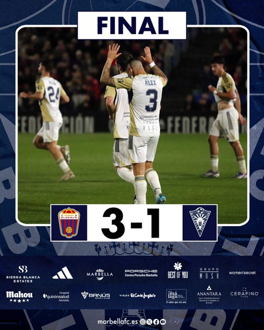 Primera RFEF: el Marbella pierde en Elda y confirma el descenso matemático de categoría(3-1) - HHa9q - Al Sol de la Costa