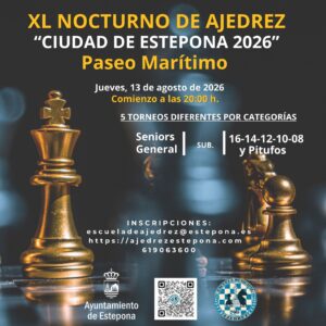 Portada - 260813 XL Nocturno de Ajedrez - Al Sol de la Costa