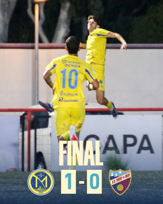 Tercera RFEF: victoria del FC Marbellí ante la UD Torre del Mar para colocarse segundo(1-0) - Hfcm - Al Sol de la Costa