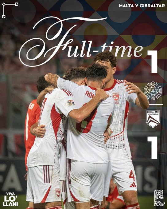 Nations League: con mucho sufrimiento y un gran Hankins empató Gibraltar en Malta(1-1) - HTkobT - Al Sol de la Costa