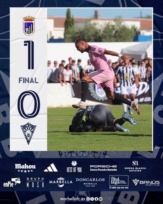 Segunda RFEF: otra derrota de un Marbella FC sin gol esta vez en Badajoz(1-0) - HUbad - Al Sol de la Costa