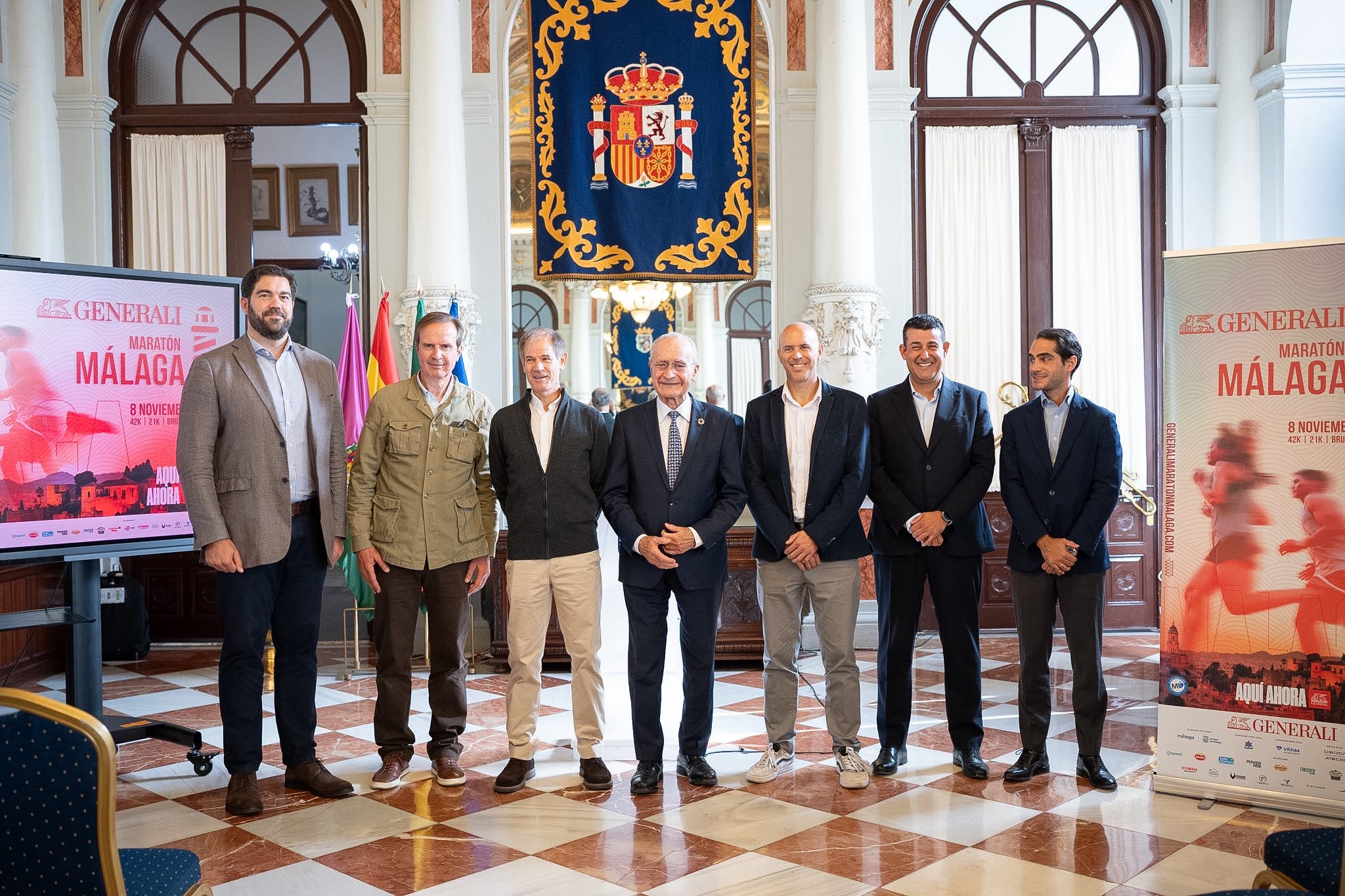 Se presentó la XVI Generali Maraton de Málaga, prevista para el 8 nov con 17.000 corredores - HVpD - Al Sol de la Costa